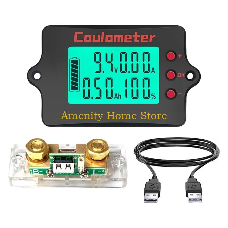 F26C LCD Display Multimeter Energy Data Storage for Current Power Monitoring
