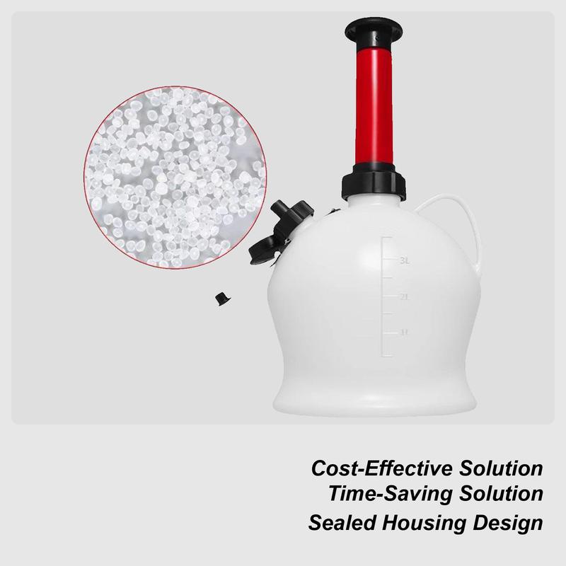 Brake Bleeder Kit 3.5L Manual Vacuum Pump for Car Motorcycle Brake Fluid Change DIY Garage Tool Mechanic Equipment