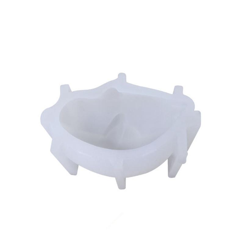 3D Cute Milk Pudding Silicone Mold Jelly Bowl Cake White Cold Ice Powder Mold Cake Kitchen Baking Decoration Accessories