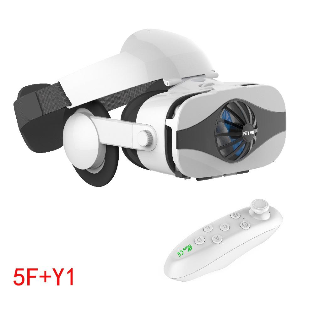 VR Virtual Reality Eye Lens Wearable 3D Glasses Helmet Headphone Version Heat Dissipation Support Game Controller