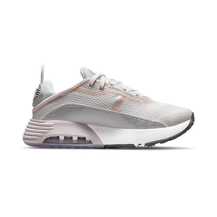 Nike Air Max 2090 Durable Non-Slip Breathable Low-Top Running Shoes Kids sneakers Gray Pink CU2093-014