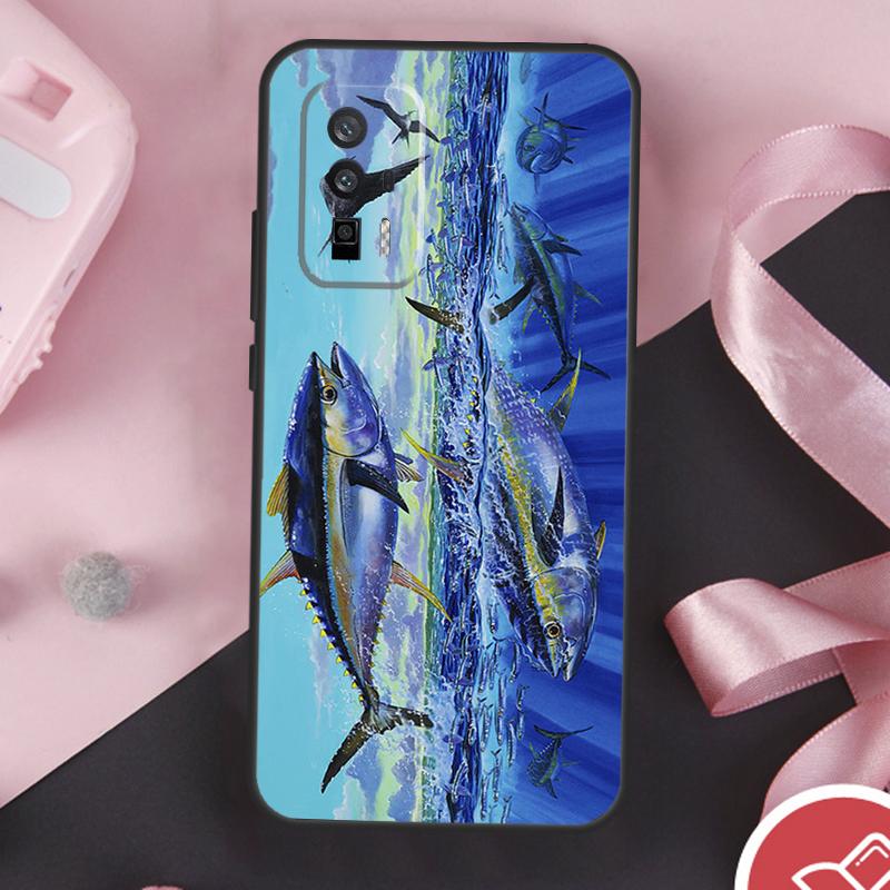 Bluefin Tuna Case For Xiaomi 11T 12T 13T 14T Pro Mi 15 13 14 Ultra POCO X7 Pro X3 X5 X6 F5 F6 F7 Cover