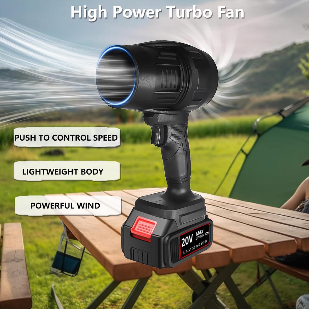 Kabelloser Violent Turbo Jet Fan Tragbarer Hochleistungs-Haartrockner Haushalt Mini Handheld Luftgebläse Schwarz