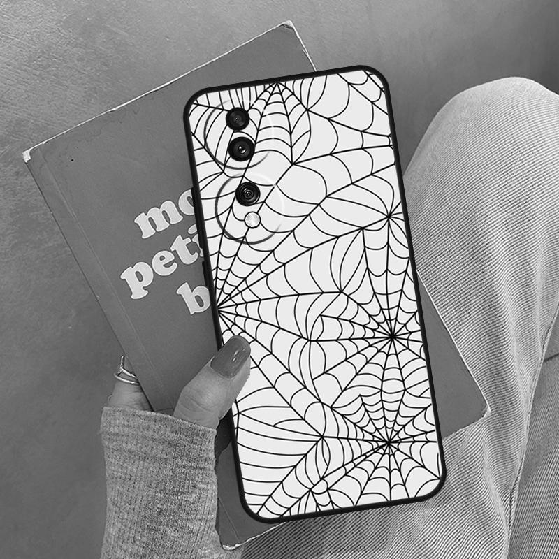 Spider Web Head Mask Case For Honor Magic 8 5 6 7 Pro Cover For Honor 400 200 Lite 50 70 90 X8a X8b X9a X9b X9c