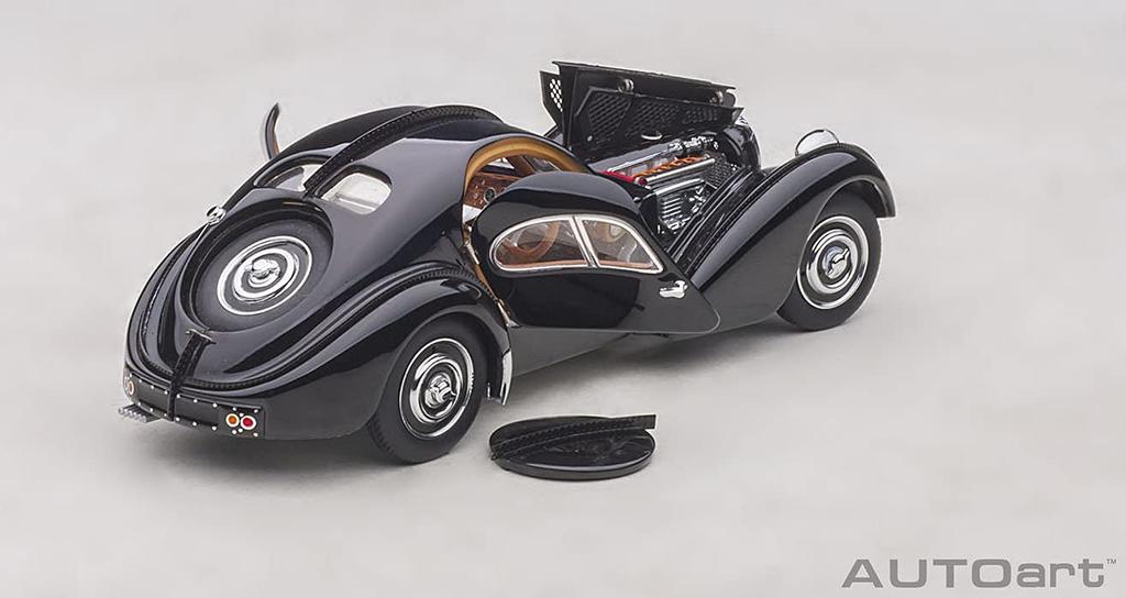 AUTOart Bugatti Type 57SC Atlantic 1938 Wheel Finished Product 50946 1/43 Black/Disc