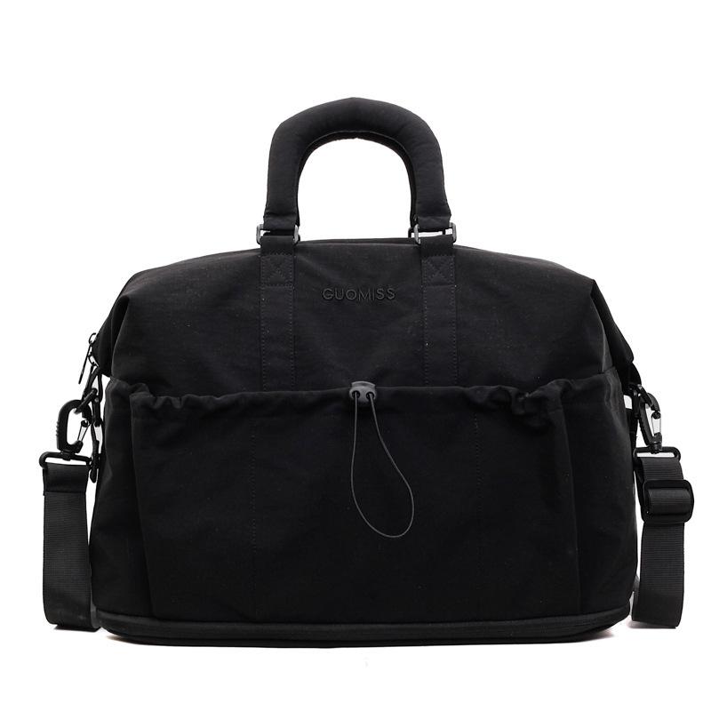 Minimalist Travel Duffel Bag with Front Pocket Large Capacity Weekend Casual Carry On Bag