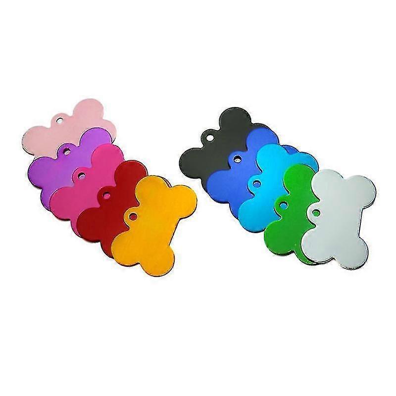 Pet id tags 38mm aluminum alloy dog cat identity badge plate pet supplies z30513