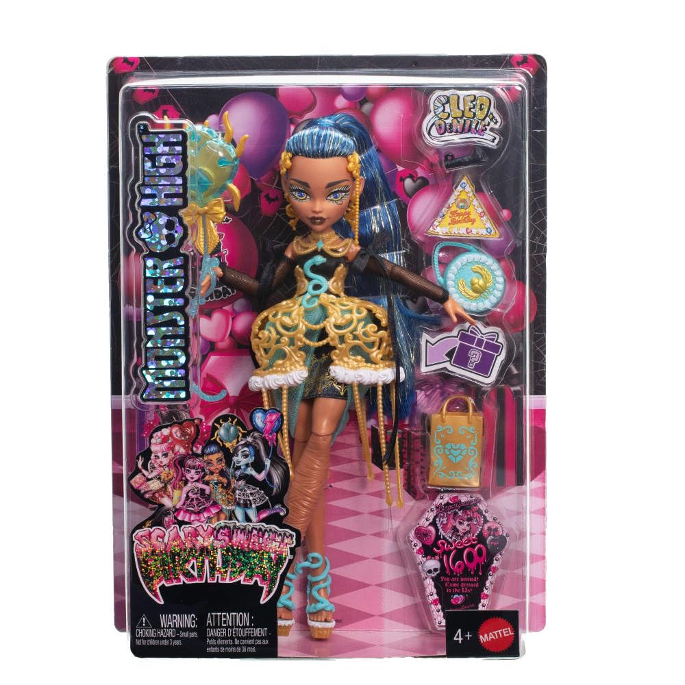 Monster high Scary Sweet Birthday Cleo De Nile Doll Set Size 29cm Japan Import Authentic