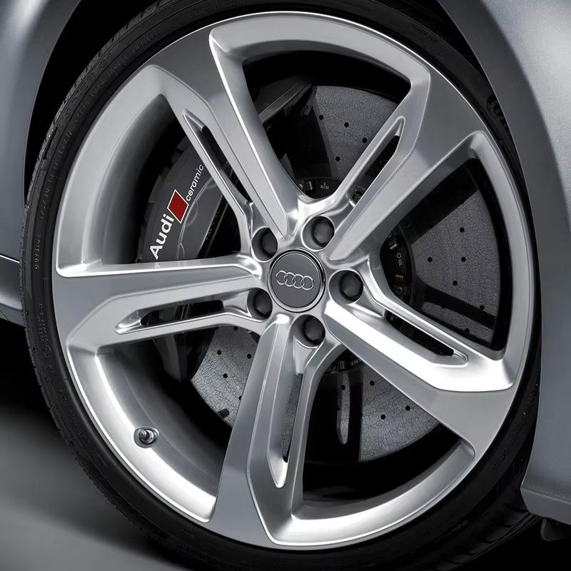 4Pcs Car Wheel Center Hub Cap Tire Rim Cover Decoration For 1s Sline A3 A1 A4 B8 B7 A6 C7 A5 A7 A8 B9 B6 C6 Q2 Q3 Q5 Q7 Q8 TT