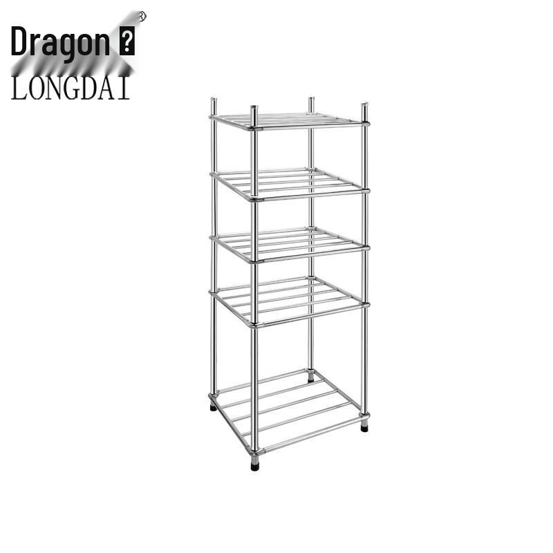 Longdai 304 Stainless Steel 5-Tier Multi-Purpose Shelf