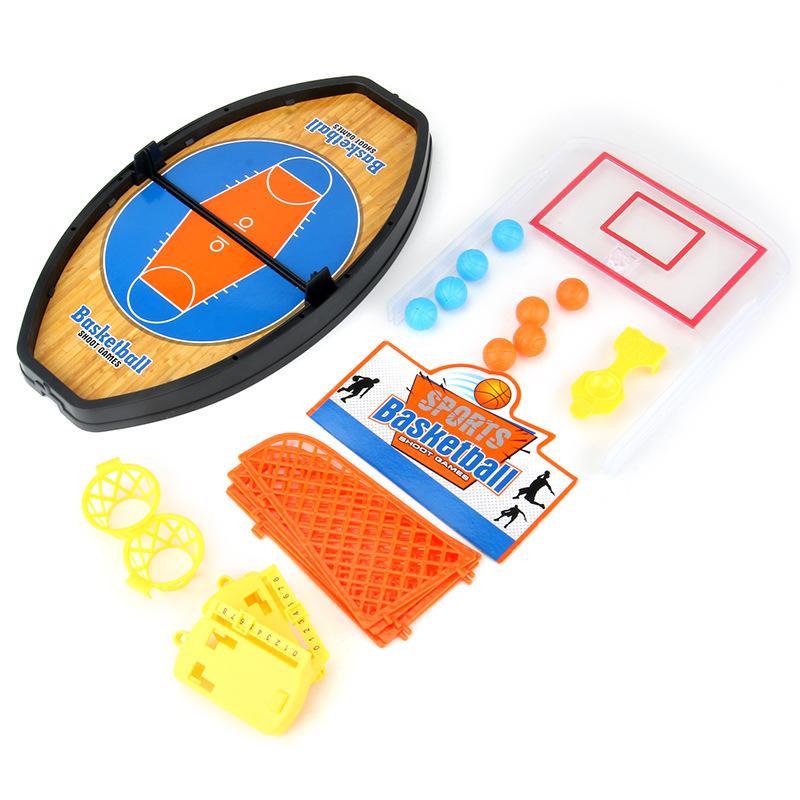 Basketball Katapult Zwei-Personen Eltern-Kind interaktives Finger-Schießspiel Tischbox