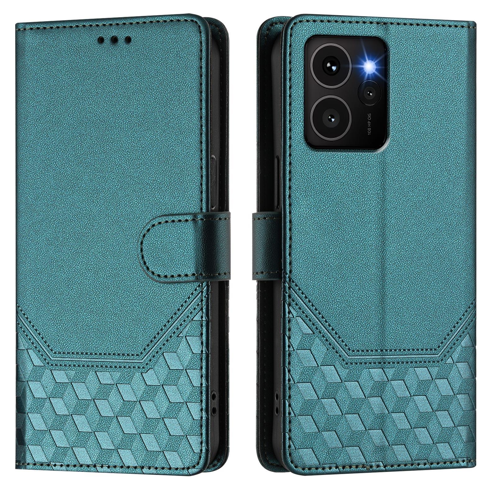 

Кожаный чехол-кошелек, прочный держатель для карт с блокировкой RFID, противоударный защитный чехол-книжка с подставкой для Nokia HMD Fuison/Nokia X30 G11 G21 C30 XR20 C20 Nokia X30 5G темно-зеленого