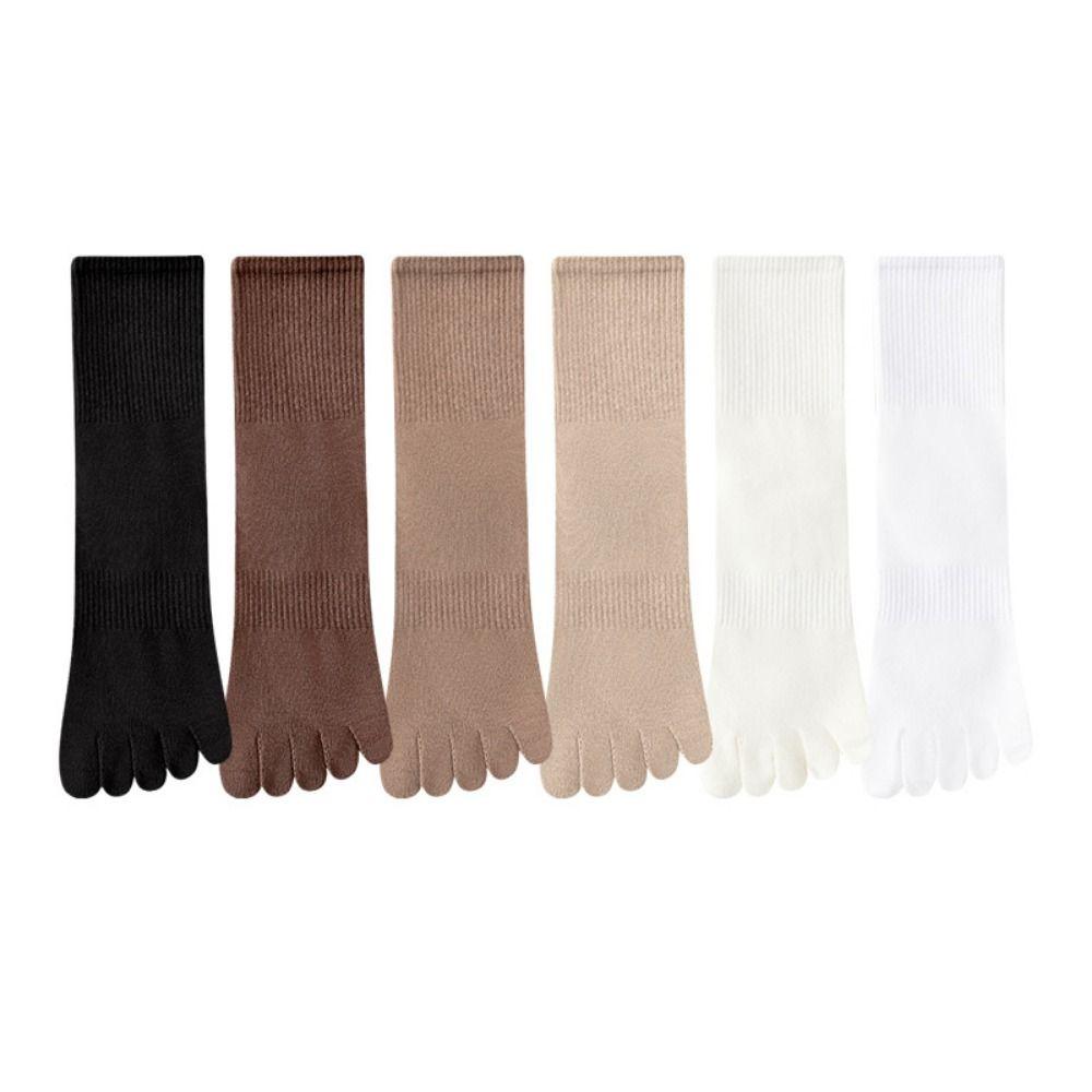 Thin Five Finger Socks Short Tube Cotton Toe Socks Low Cut Ankle Sports Socks  Sport