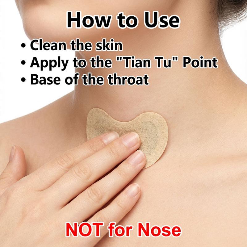 Náplast proti chrápání - Vhodná pro potíže s usínáním v noci, namáhavé dýchání a hlasité chrápání