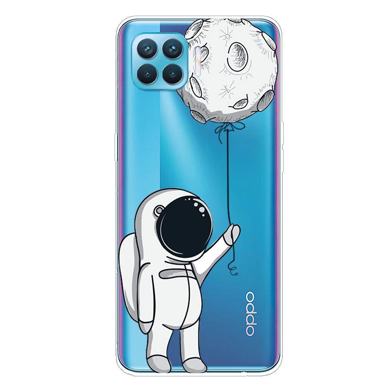 For OPPO Reno 4 Lite Case Transparent Soft TPU Silicon Phone Cover For OPPO Reno 4Z 5G Case Reno4 Lite Z A93 F17 Pro Clear Funda