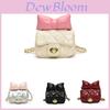 Charming Mini Crossbody Bag For Kids With Cute Bow Design Stylish Chain Strap