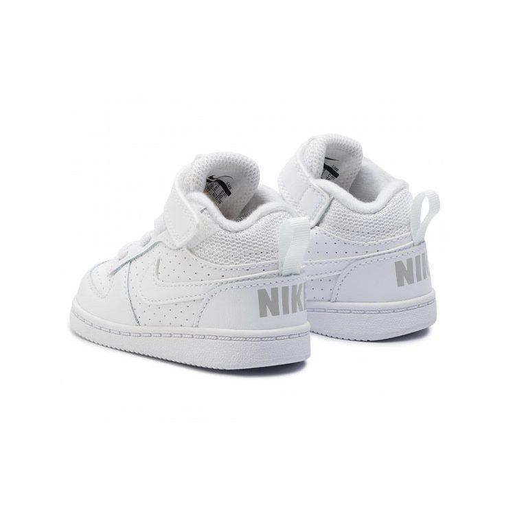 Nike Mid Top Skateboard Shoes White Infant And Toddler 870027-100