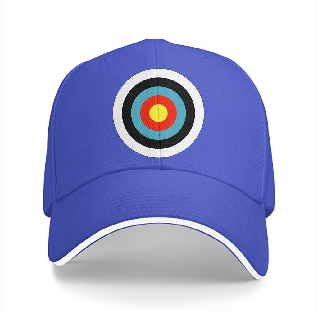 Pure Color Dad Hats Bullseye Archery Target Shooter Rings Classic Unisexs Hat Sun Visor Baseball Caps Archery Lover Peaked Cap