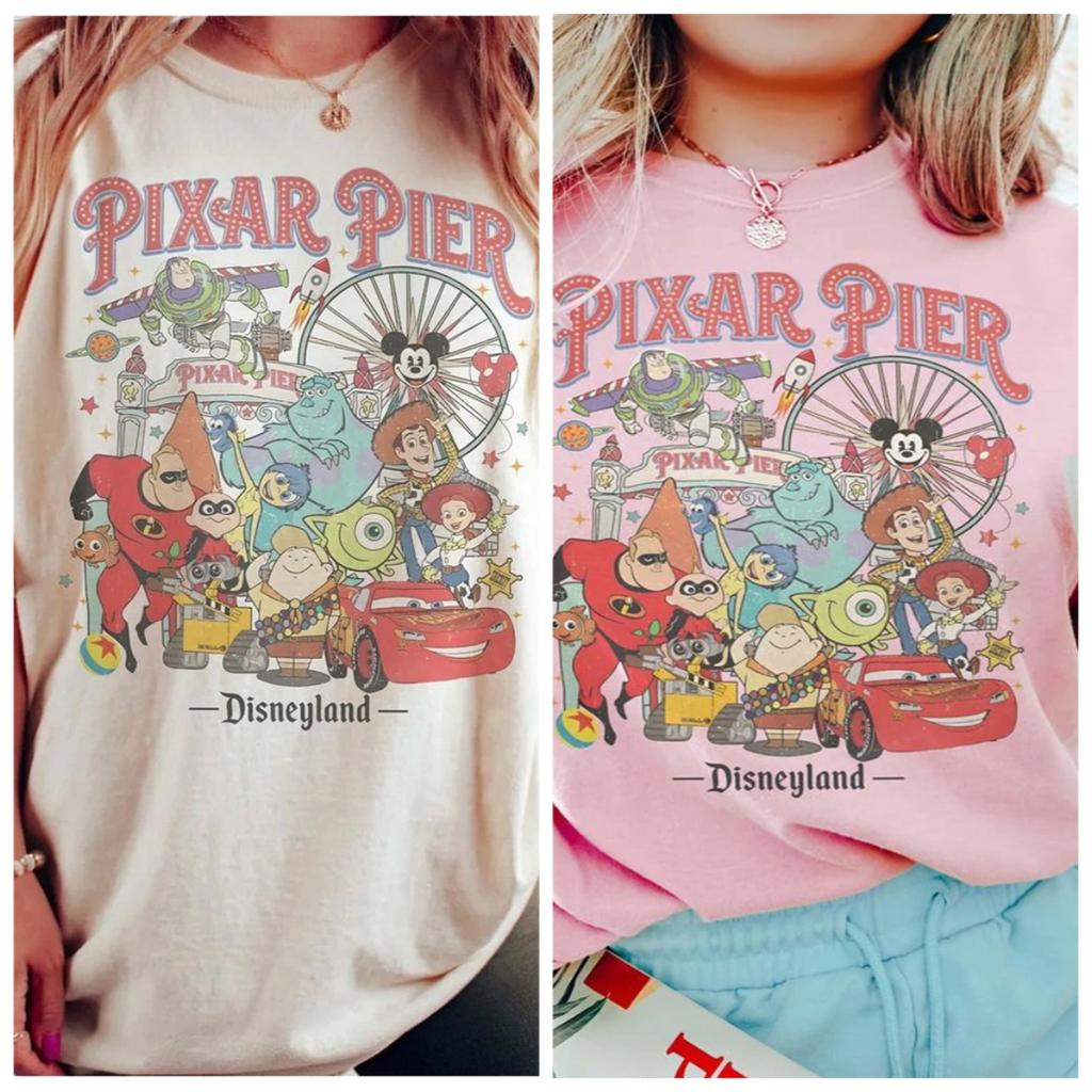 2025 Trendiger Lässiger Familien-Neuer Unisex und Unisex Lässiger Pullover Toy Story Zeichentrickdruck Mode Allmatch T-Shirt