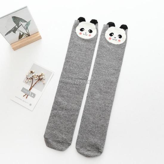 Children warmer ankle short lovely socks Cartoon Cute Kids child Knee High Socks infant cotton Baby Animal Over Knee Socks girls