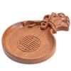 Chinese Style Wooden Decorative Tray with Fu Shou Design
