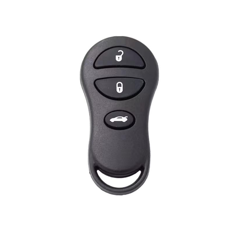 2 3 4 Knapper Bil Nøkkelfri Inngang Fjernkontroll Nøkkelhus Fob Etui for Chrysler Voyager Cruiser for Dodge Ram Dakota for Jeep Cherokee