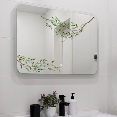 Pegatina de Espejo de Rama de Primavera - Un Artículo Maravilloso con un Delicado Diseño Dibujado a Mano y Característica de Pegatina