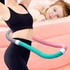 Weighted Soft Spring Hoop Waist-Friendly Foldable Fitness Hoop Portable Home Gym Men Women Adults Body Waist Slimming Exercise Equipment