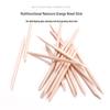 Double-Ended Orange Wood Stick Cuticle Pusher 11.4cm, 100 Pieces/Bag - Nail Dotting Tool