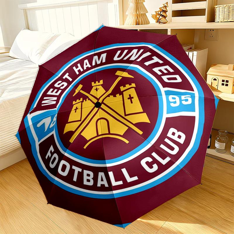 West Football Club Umbrella 8-Frame for Travel, camping, Casual Lightweight Portable Umbrella, Essential for every family Holidays Gift