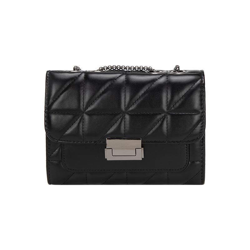 Hong Kong Style Retro Women's Crossbody Bag  New Fashionable and Versatile Chain Bag  Fashionable Diamond Shoulder Bag