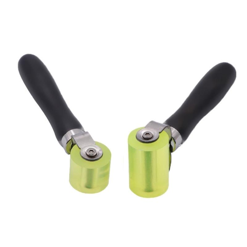 2Pcs Auto Soundproofing Wheel Rollers With Silicone Coating And Ergonomic Design Suitable for Motorcycle Vehicle Sound
