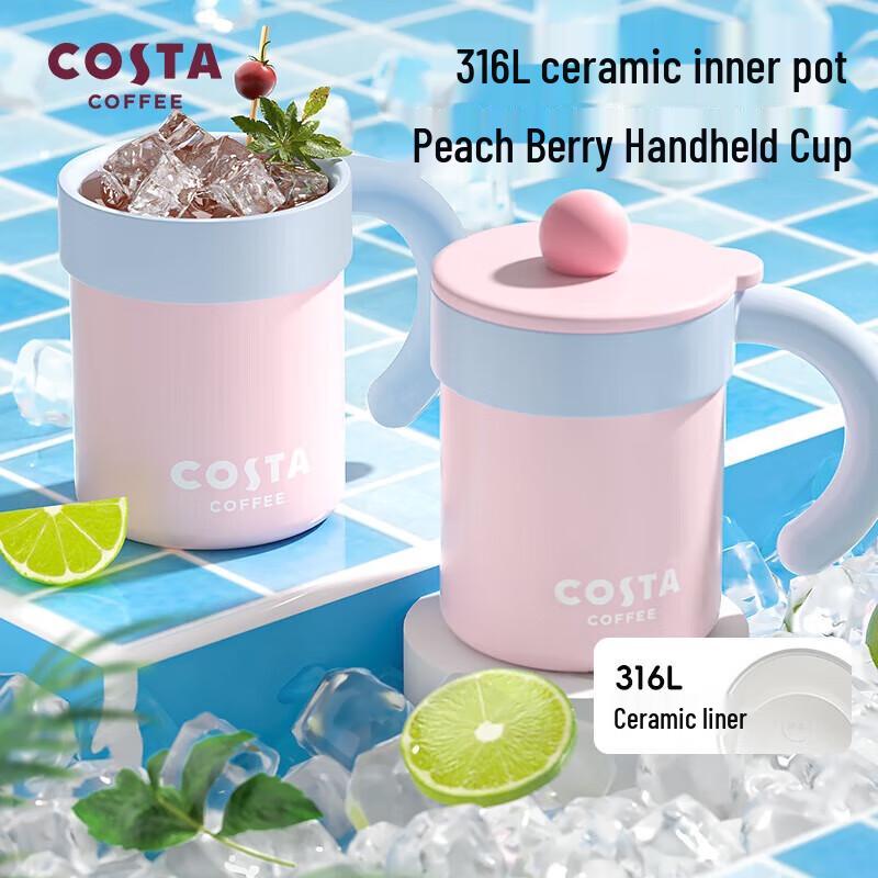 COSTA Stylish Ceramic-Lined Insulated Coffee Mug