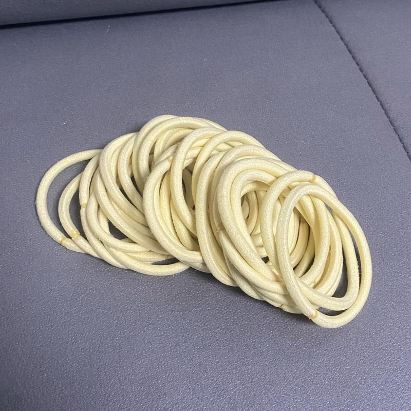 30 ks/sada Vysoce elastické černé gumičky do vlasů pro ženy držák na culík gumičky do vlasů dívky 4 mm Scrunchies čelenky doplňky