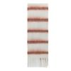Plush Tassel Shawl Colorful Cashmere Scarves Classic Stripe Wool Scarf  Girl