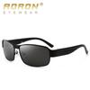 aoron Vintage Retro Square Polarized Sunglasses Men Fashion Outdoor Driving UV Protection Glasses