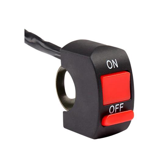 Motorcycle Headlight Handlebar Toggle Switch Screw Mount Light On-Off Main Vice Control Switch Motorbike Dirt Bike ATV UTV Scooter Accessories