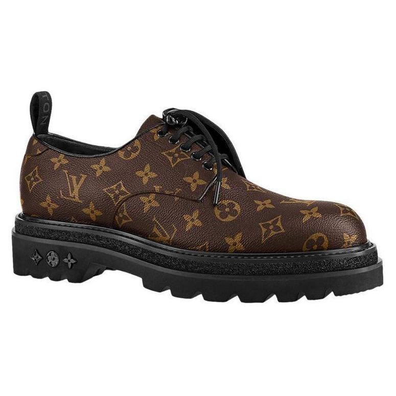 Louis Vuitton Scarpe Derby Black Ice 'Black Brown Monogram' 1A8FUZ
