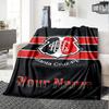 Name Custom Santa Cruz Print Flannel Blanket High Quality Warm Comfortable Cover for All Seasons Perfect for Gifts Home Decor