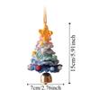 Bag Charm Soft Christmas Key Ring Colorful Cartoon Christmas Tree Pendant Gifts Bow Gradient Knitted Ornaments Girls