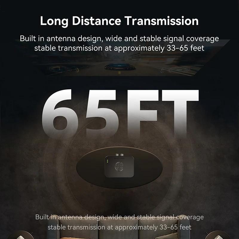 Bluetooth 6.0 Audio Adapter Wireless Receiver Transmitter RCA/AUX/TF/USB U-Disk AUX USB Adapter for Car Kit Speaker Amplifier