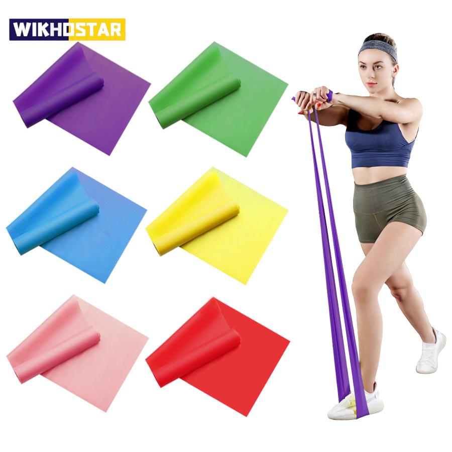 Banda Elastica di Resistenza Yoga Pilates Fitness Bande Elastiche di Resistenza Allenamento Stretching Pilates Crossfit Allenamento Attrezzatura Palestra