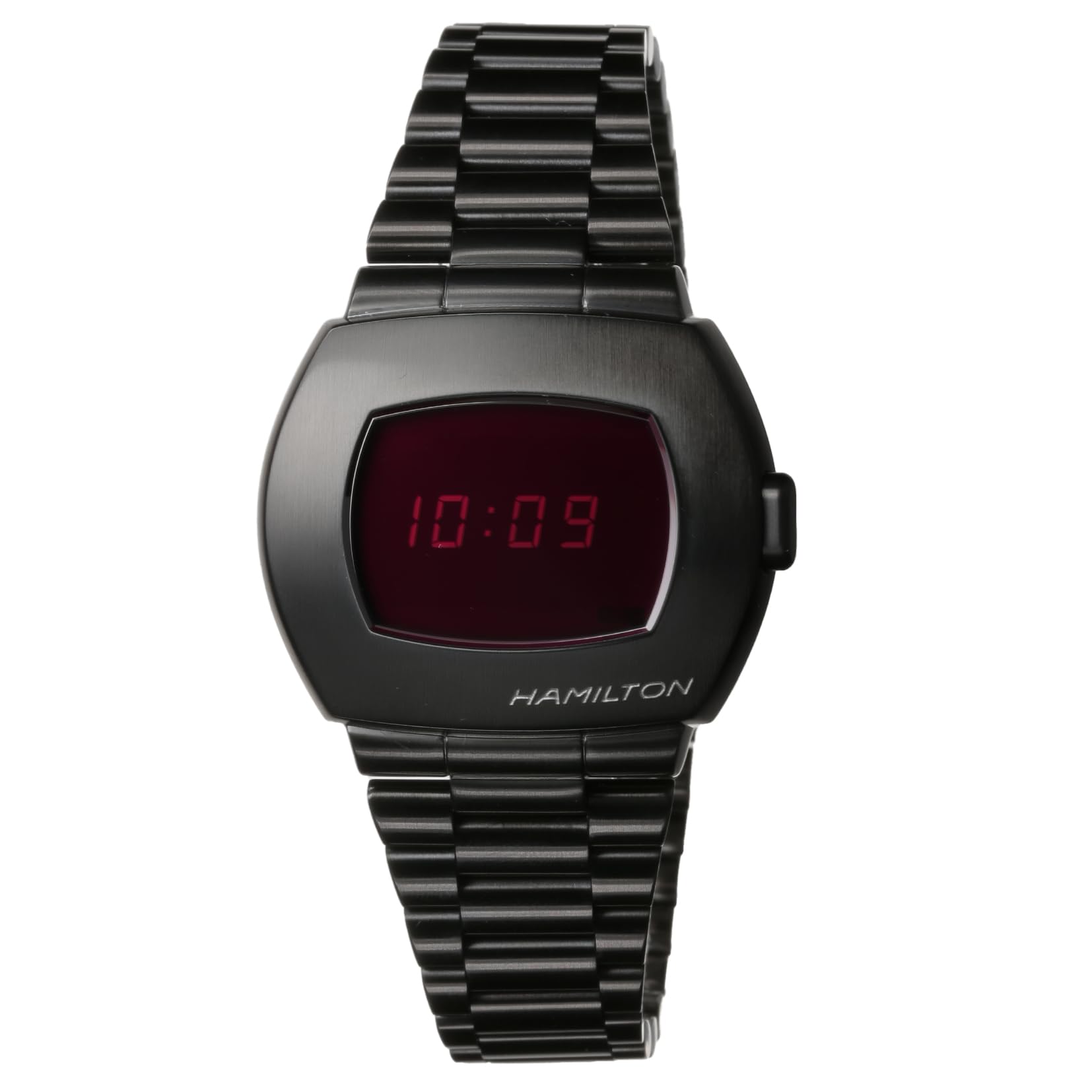 

Watch American Classic PSR DIGITAL Black Dial Stainless Steel Sapphire Glass Quartz 10 ATM Water Resistant 33MM Swiss Watch H52404130 [Hamilton] Men s