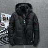Winter Herren Weiße Ente Unten Jacke Warme Mit Kapuze Dicke Slim Fit Puffer Jacke Mantel Männlich Casual Hohe Qualität Mantel thermische