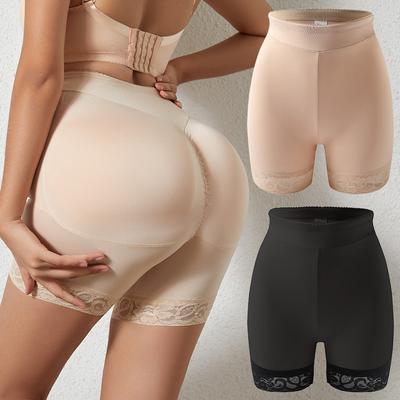 Hip Lifting Pants Female Padded Buttocks Peach Buttocks Beautiful Buttocks Belly Pants Large Size Breathable Body Shaping Crotch Buttock Panties
