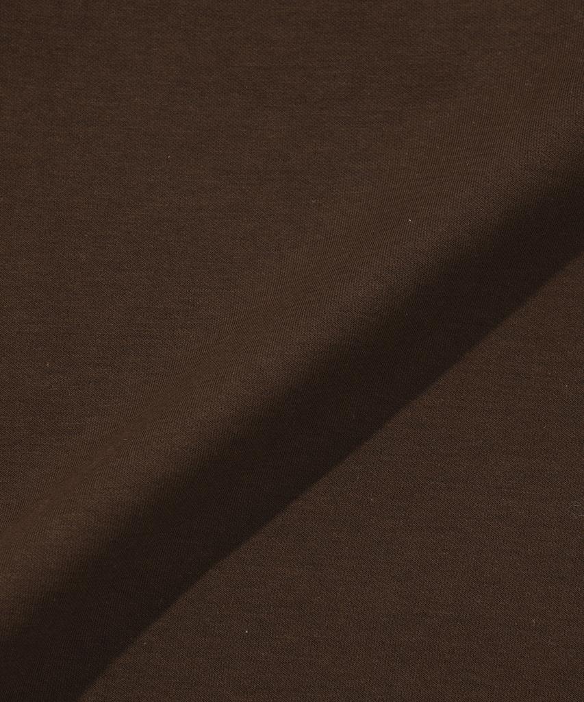 Nombeule Premium Side Embroidery Line Wide Track Pants [Brown]