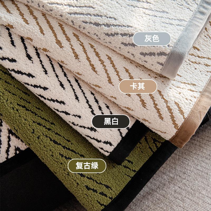 Winter Plush Sofa Cushion Winter  New Seat Cushion Cover Cloth Non-Slip Light Luxury High-End Cross-Border Sofa Cover