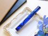 WANCHER Kaleido Fountain Ultramarine Blue Art Collection Fountain Pen, Edge, 12-sided Pillar, [Wancher Pen] (B Bold)