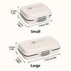 7 Compartments Travel Pill Organizer Small&Large Size Vitamin Container Pill Dispenser  Medicine