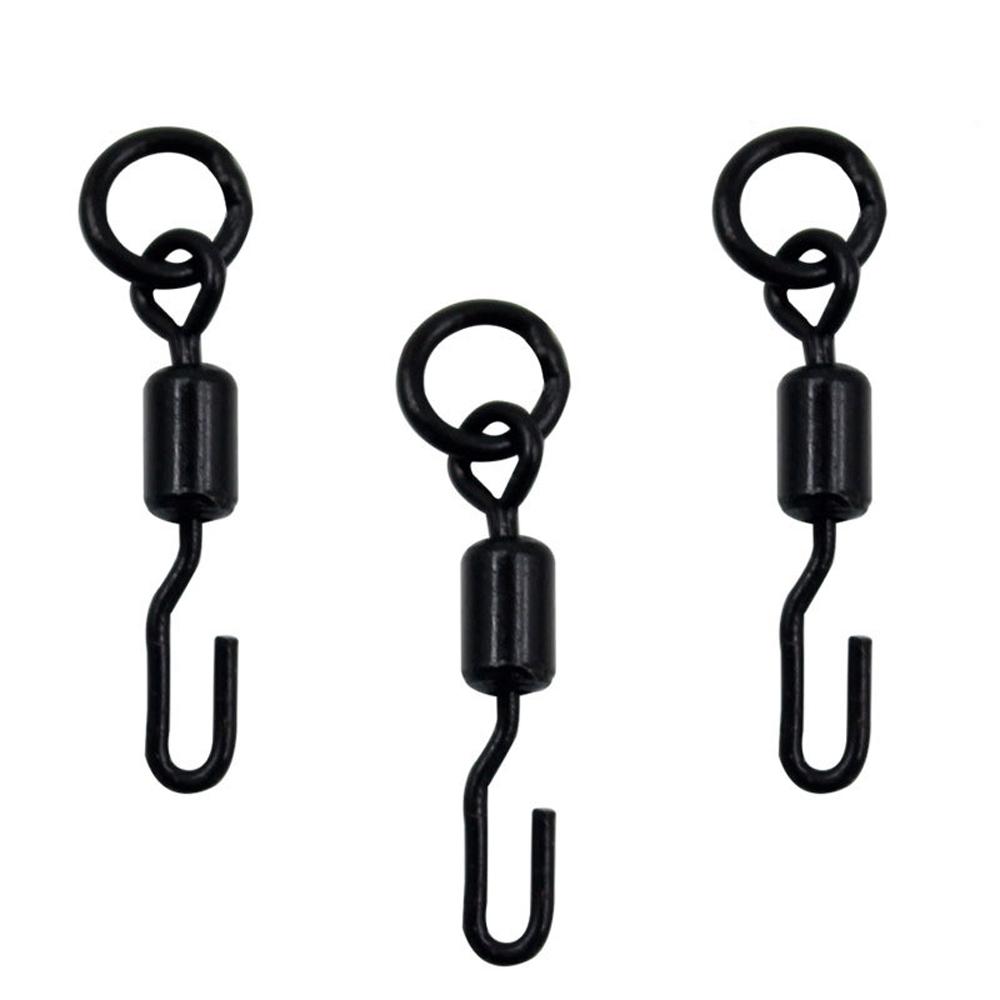 Quick Change Rig Tackle for Carp Rig Swivel Tackle Spinner Swivels for Ronnie Rig Spinner Rigs